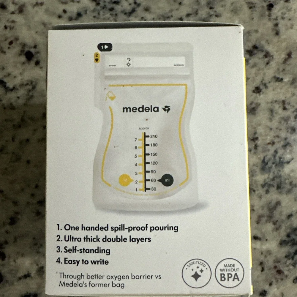 Medela Breast Milk Storage Bags. New. Sealed.